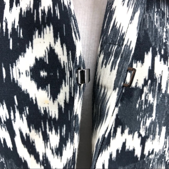 Lafayette 148 New York Black & White Cropped Blazer - Picture 4 of 10